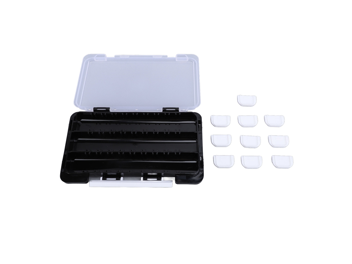 Caja De Pesca Ligera, Portátil E Impermeable Con Compartimentos Para Clasificar Anzuelos Y Señuelos.