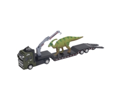 Ats-trailer De Transporte De Dinosaurios 1:50 Simulación Alta Aleación Camión Portador De Dinosaurios Juguete Para Niños Parasaurolophus