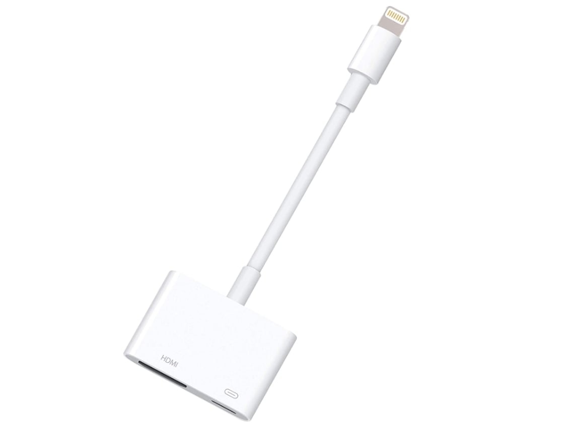 Adaptador Lightning a Hdmi con Adaptador Lightning Digital AV 1080P Blanco DIGITALLAB