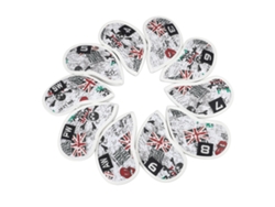 Junli-10 Fundas Para Cabezas De Palos De Golf De Piel Sintética Con Diseño De Calavera Y Usb, Color Rojo