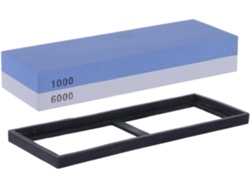 Piedra de afilar de doble cara para cuchillos profesionales, ideal para afilar y pulir en la cocina o el taller. Gokoco