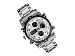Reloj Hombre Skemi 1389 Cuarzo Deportivo Fashion Acero Inoxidable Resistente Al Agua