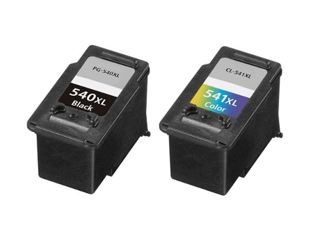 Conjunto 2 Cartucho de Tinta para Canon Pg540Xl Preto e Cl541Xl Cor