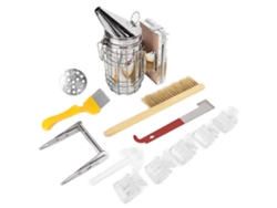 Kit De Apicultura De 11 Piezas: Ahumador, Cepillo, Pinzas Para Abejas Reina Y Herramientas Esenciales.