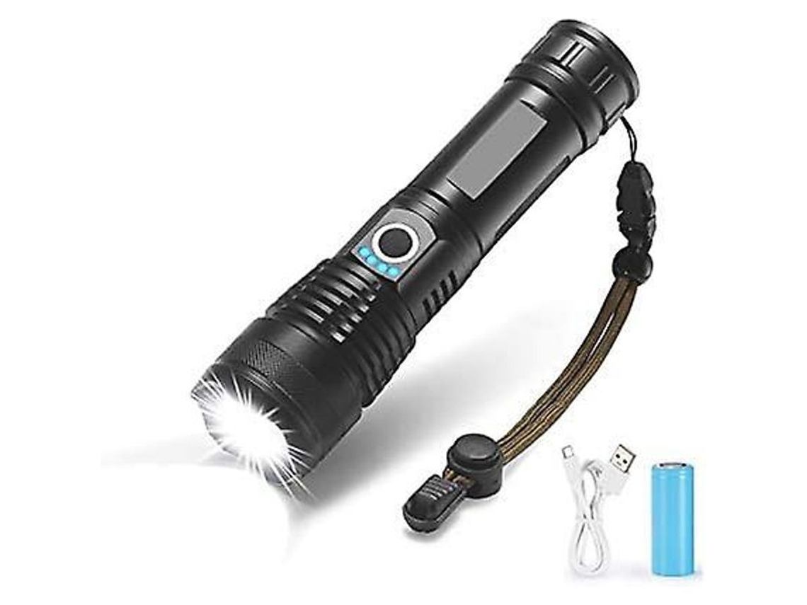 2026altiro-linterna Led Xhp50, 90.000 Lúmenes, Batería Recargable De 3200 Mah, Resistente Al Agua Ipx-4.