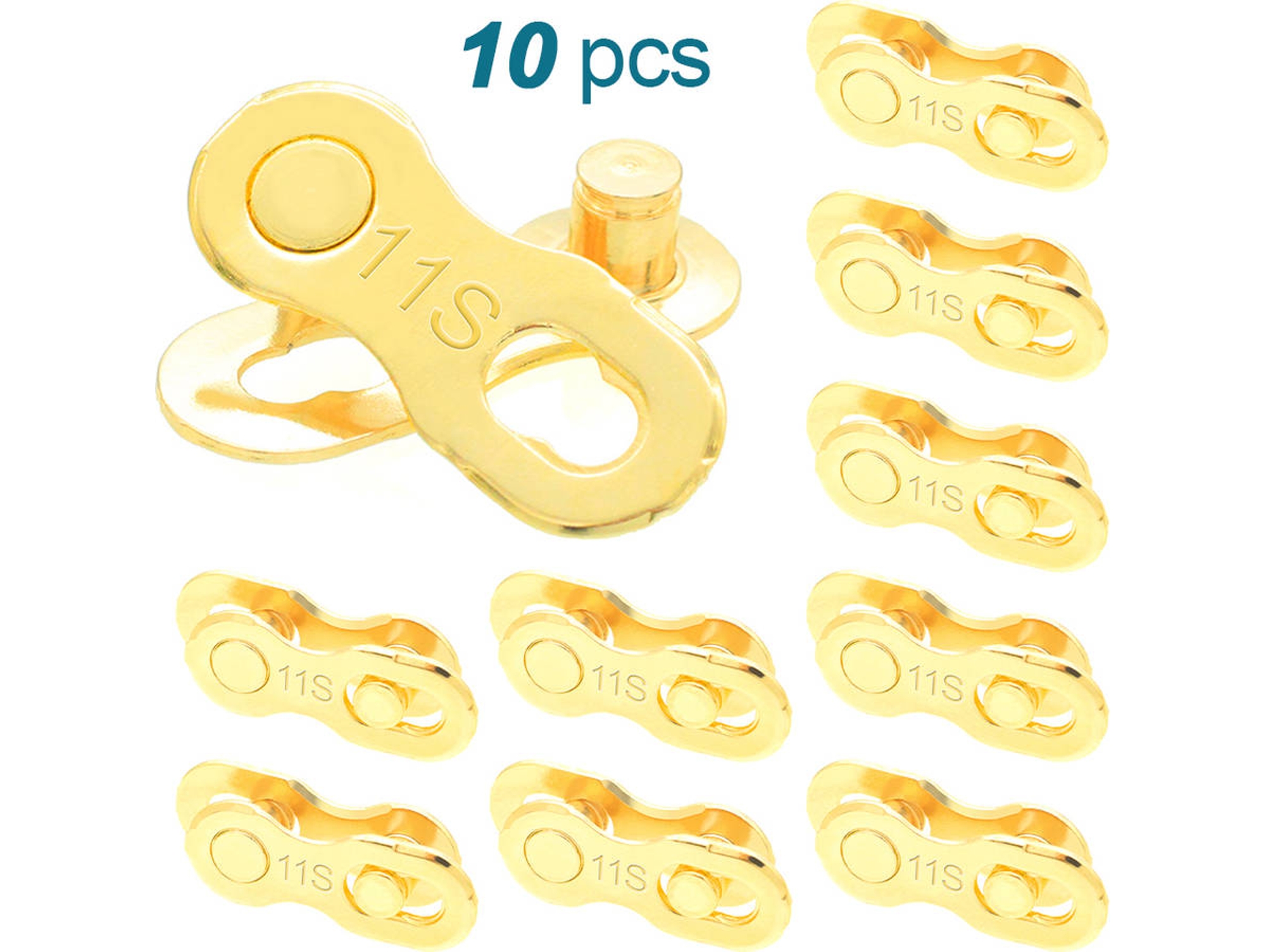 10 Conectores de Bicicleta ANSELF 11S