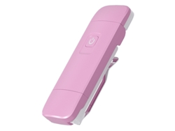 (rosa) Luz De Lectura Con Clip Recargable Por Usb, Ajustable, Incluye Batería Recargable.