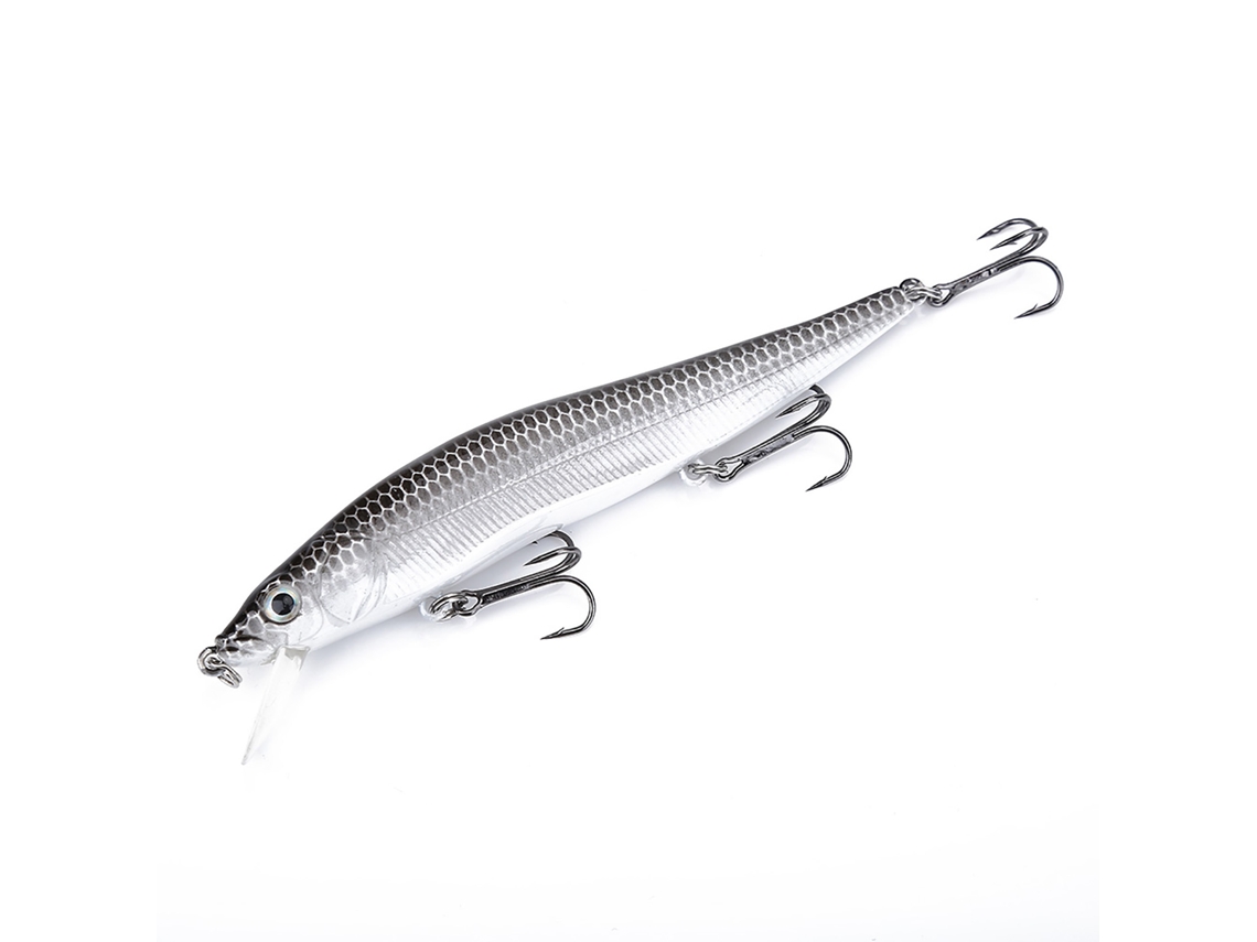 2026rebe-1pc Señuelo Artificial De Pesca Cola Larga Minnow Vivid Lifelike Accesorio De Pesca (a)