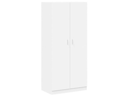 Armario 90x52x200 cm Derivados de Madera Blanco MAISON EXCLUSIVE