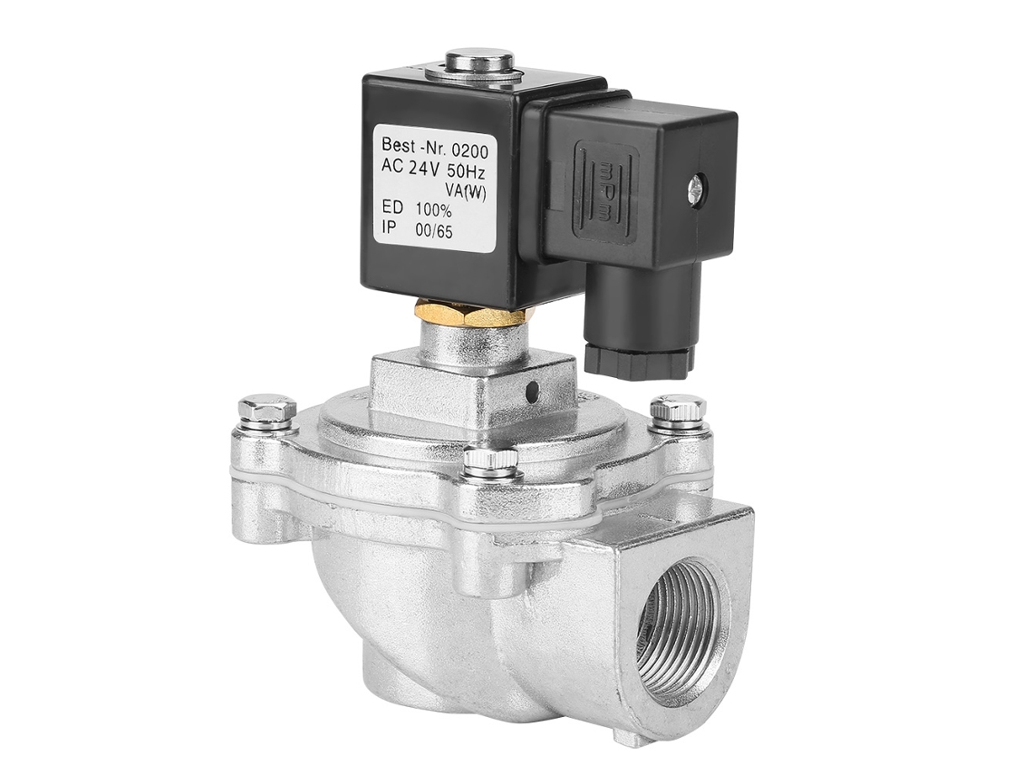 Válvula Solenoide De Impulsos De 2 Vías En Ángulo Recto G3/4 Dmf-z-20 Dc 24v Para Colector De Polvo