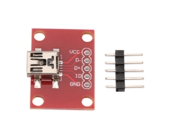 Placa De Breakout Adaptador Usb Mini-b Nueva Para Extensión, Placa Breakout Usb