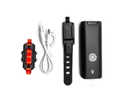 2026-farol Delantero Para Bicicleta De Aluminio Recargable Usb Con Luz De Advertencia Roja, Farol Alto Para Bicicleta De Montaña, Accesorios De Ciclismo