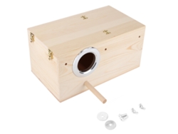 Nido De Madera Resistente Para Pájaros, Caja De Cría Para Cacatúas, Decoración