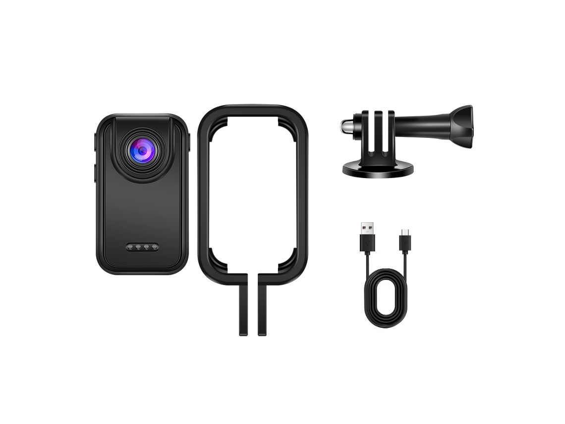 Cámara digital 4K MDUG de 48 megapíxeles para niños con enfoque automático y pantalla giratoria de 2,4 pulgadas y 180° (amarilla, 8 GB)