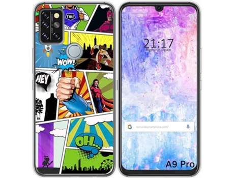 Carcasa Umidigi A9 Pro TUMUNDOSMARTPHONE Comic Multicolor