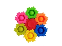 Ats-juguete Educativo De Bloques De Burbujas Presionables Silicona Para Niños Y Adultos, Antiestrés Y Necesidades Especiales