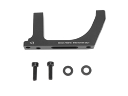 Adaptador De Freno De Disco Para Bicicleta, Acero Y Aluminio, Soporte De Montaje Para Rotor Delantero De 160 Mm.