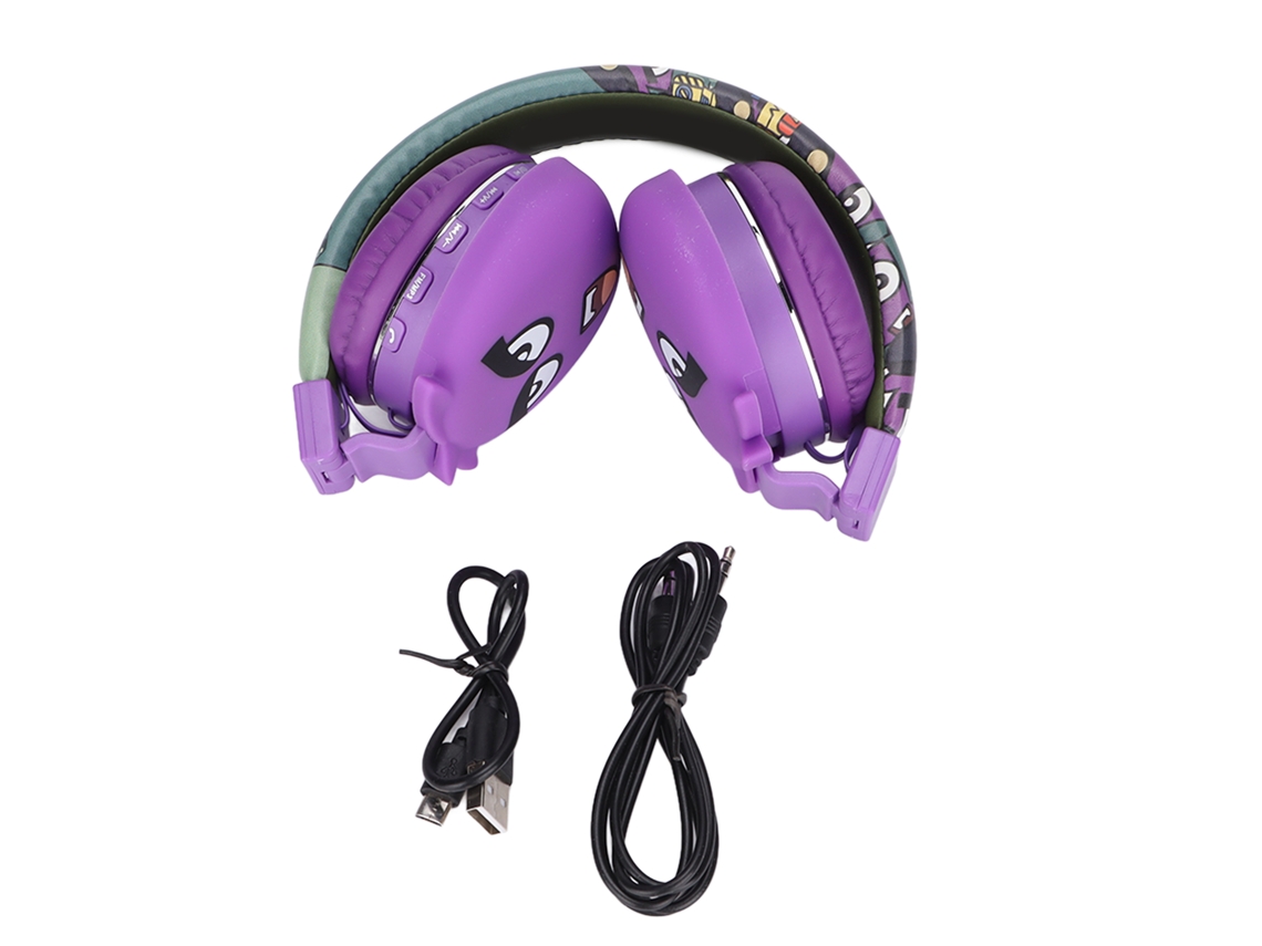 Auriculares Bluetooth Infantiles Con Diseño De Personaje Animado - Modelo Tigre - Verde