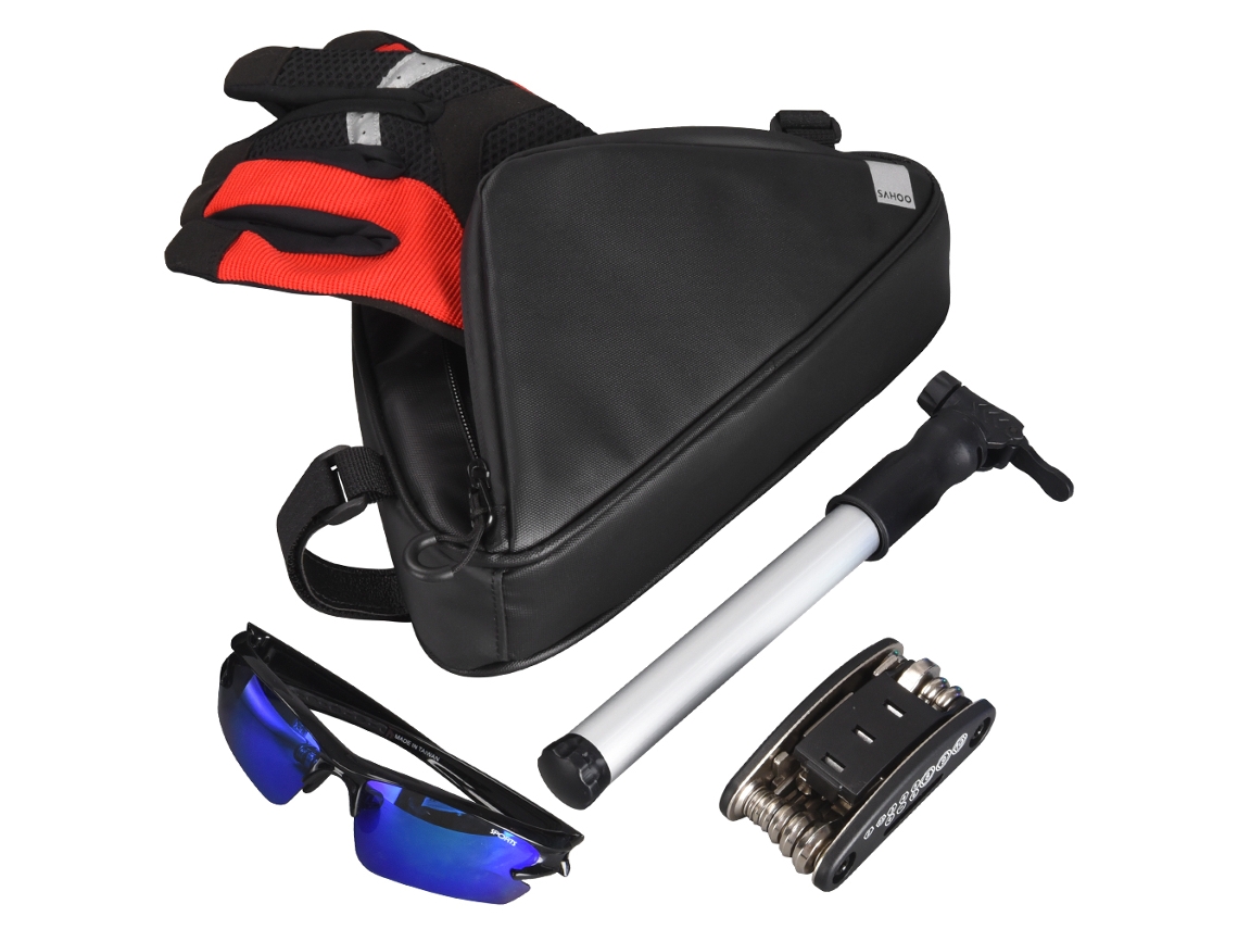 Bolsa Triangular Para Bicicleta Impermeável Com 1.5l Para Ferramentas E Acessórios De Ciclismo