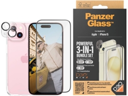 Protector de pantalla de cristal Panzer para iPhone 15