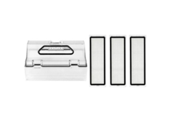 Kit de filtro HEPA para depósito de polvo y depósito de basura compatible con el robot aspirador Xiaomi Dreame Bot W10