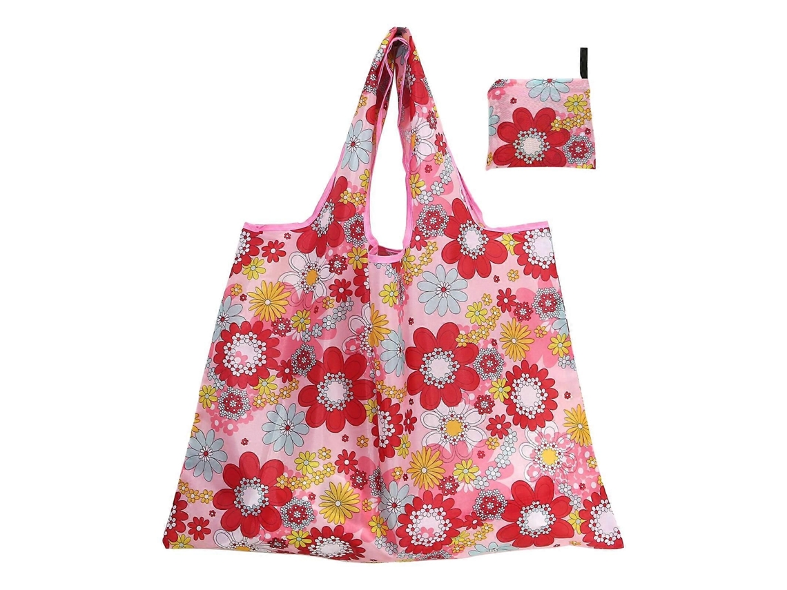 Bolsas de compra reutilizables, plegables y lavables con bolsillo interior; bolsa de compra resistente. GOKOCO