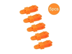 2026-5 Pinzas De Lona Ajustables Para Carpa Tienda De Campaña Exterior Camping Senderismo Anclaje Qvs Naranja