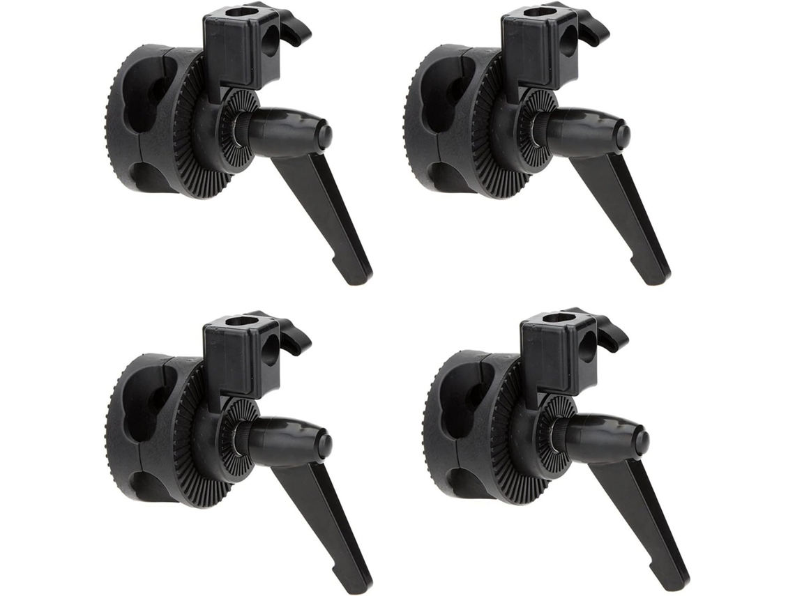 4 Abrazaderas Giratorias De Sujeción Para Soporte De Reflector De Brazo De Estudio Fotográfico