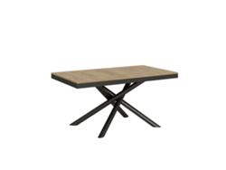 Mesa de Comedor ITAMOBY Famas Evolution (90x160/264 - Paneles de Melamina - Roble Natural)