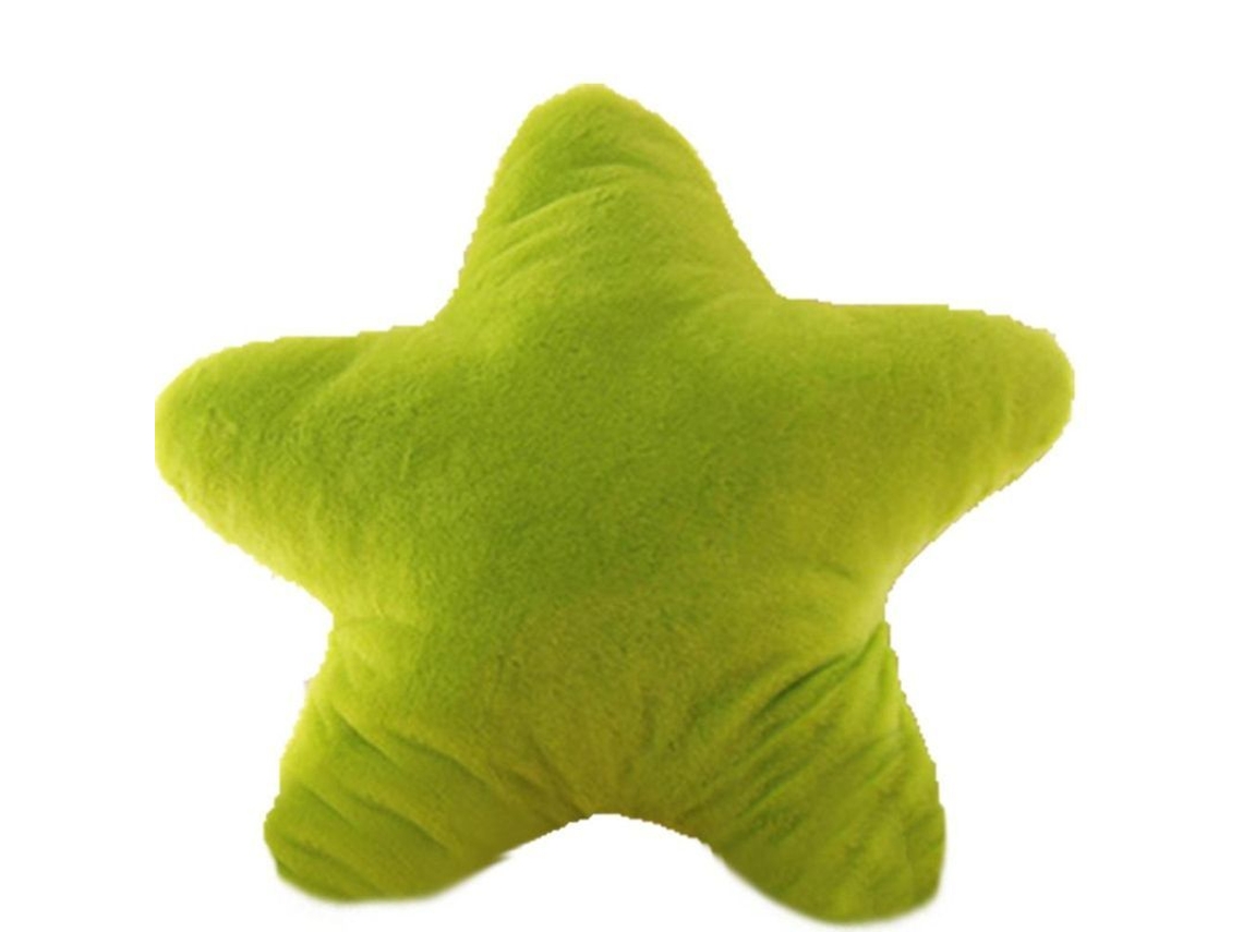 2026-almohada De Peluche Corazón/estrella Juguete Relleno Ornamental Regalo Suave Cojín Estrella Verde Hierba