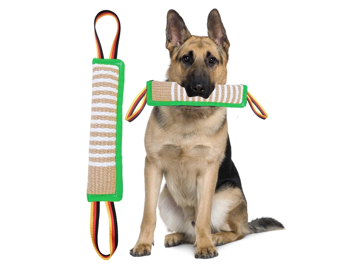 Juguete De Adiestramiento Para Perros, Resistente, Ideal Para Cachorros Que Juegan A Tirar De La Cuerda Y Alivia El Dolor De La Dentición. Digitallab Verde (2 Unidades)