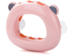 Soporte rosa para cepillos de dientes de pared