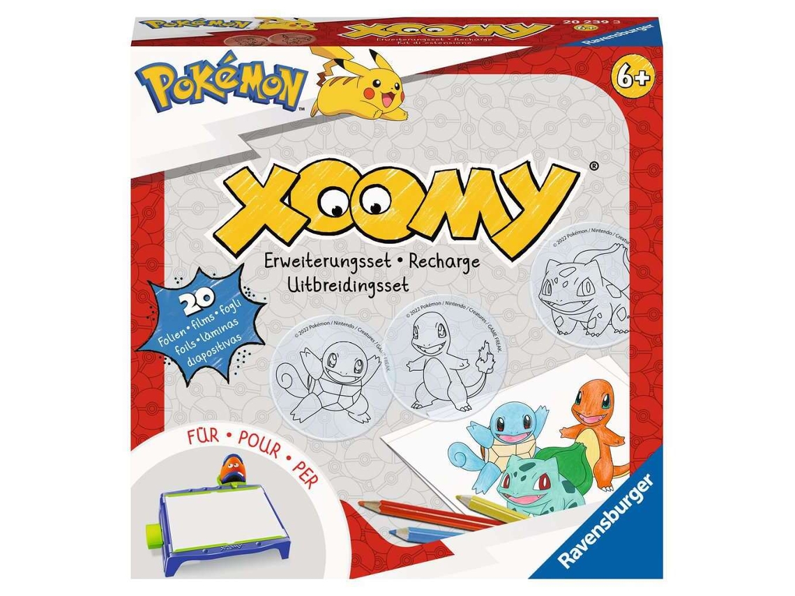 Recarga pokémon ravensburger xoomy