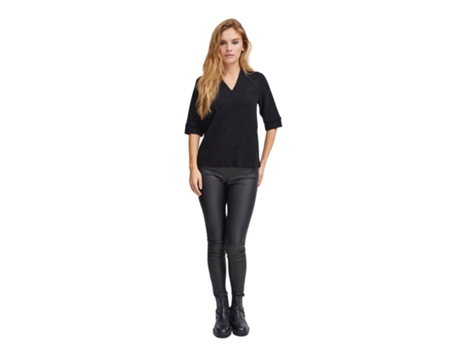 Camiseta de Mujer PULZ JEANS Cavila Negro (2XL)
