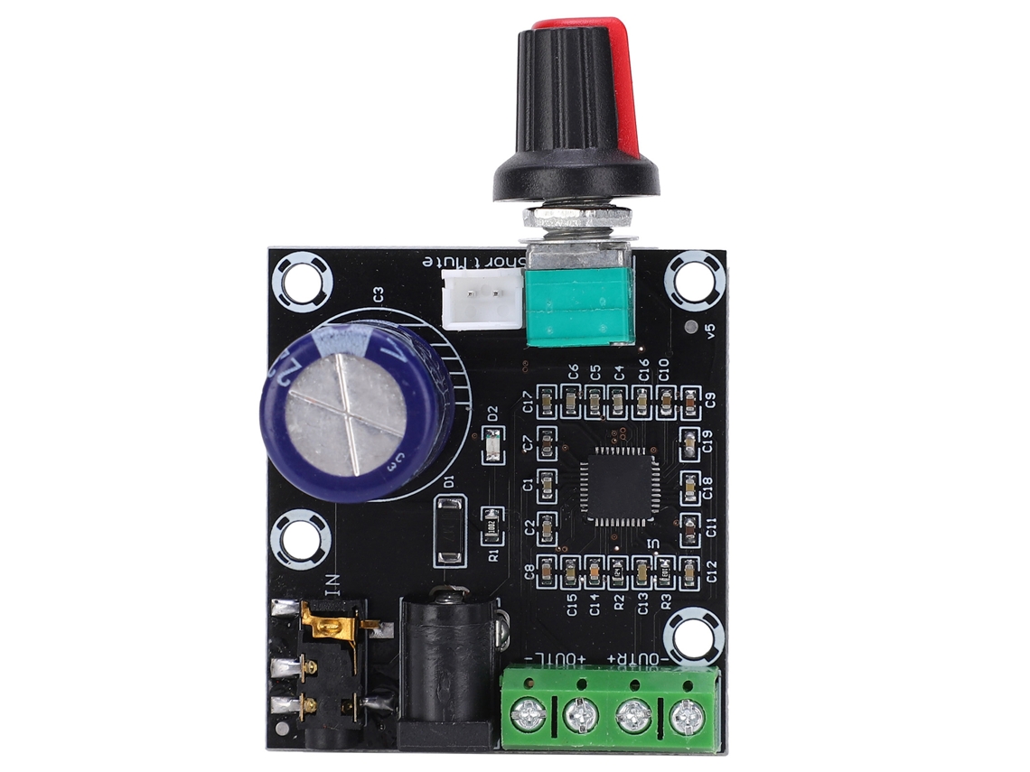 Módulo De Placa Amplificadora De 2 Canales 15wx2 Pam8610 12v Hd Diy Prueba De Alto Rendimiento