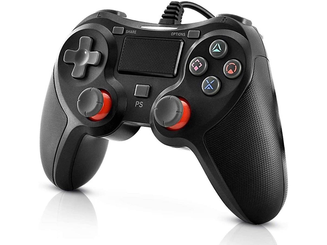 Controlador PS4 con cable para Playstation 4, control remoto con cable con controlador de vibración dual para PS4 / PC / PS4 Pro / PS4 Slim YIZHOOD