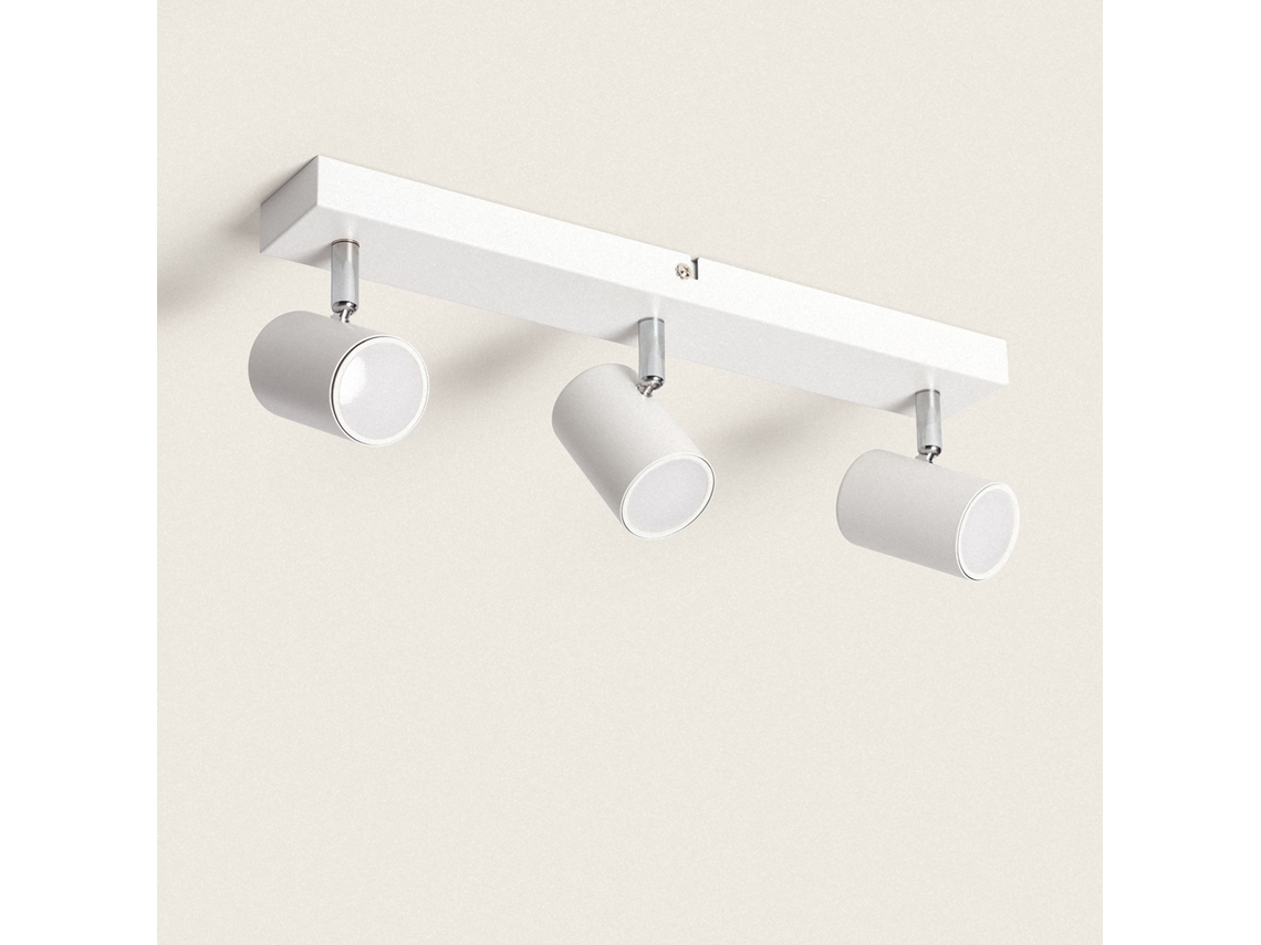 Lámpara de Techo Orientable Metal 3 Focos Wuedy