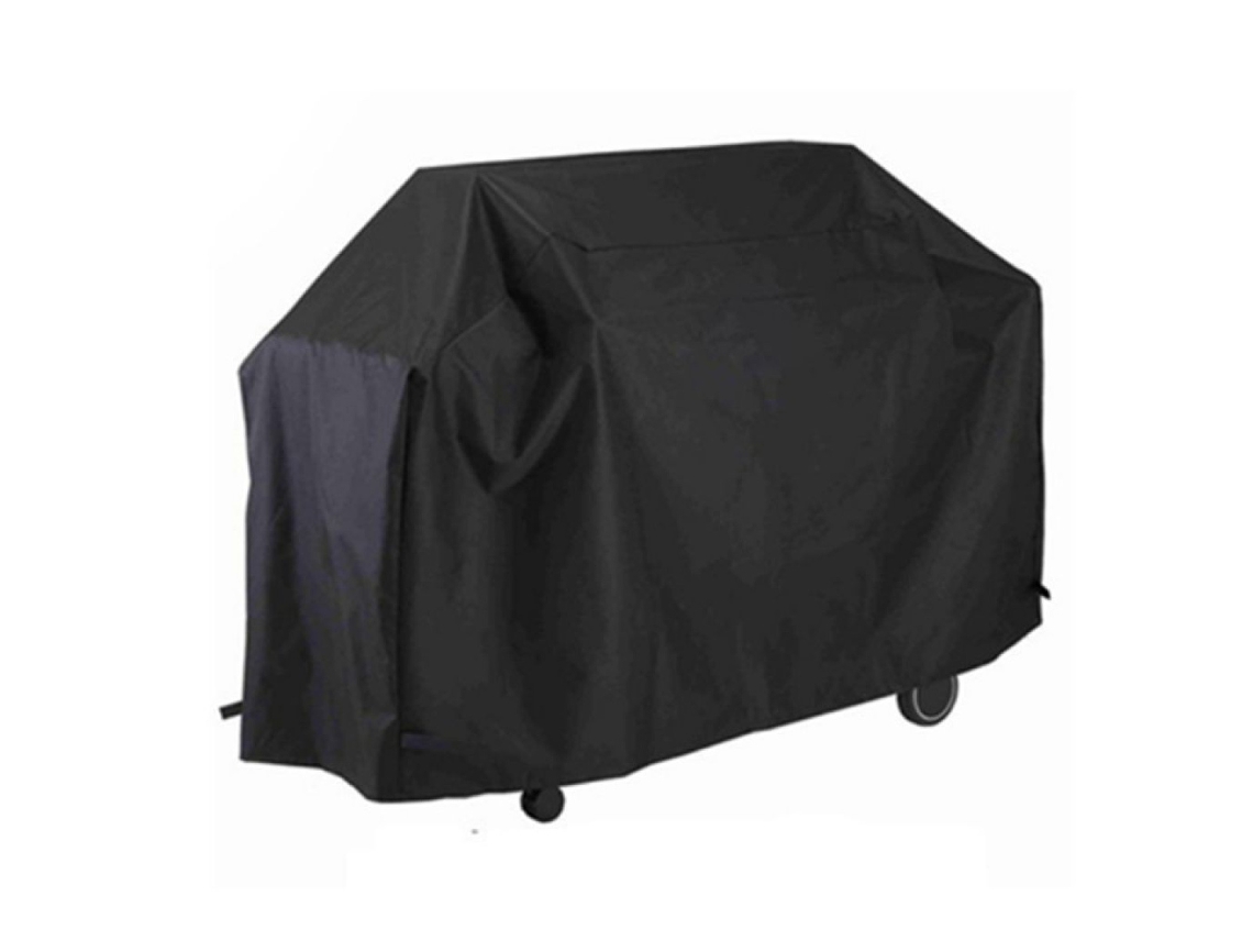 Funda para parrilla de barbacoa al aire libre, impermeable, de tela Oxford resistente, con cordón ajustable y bolsa de transporte.