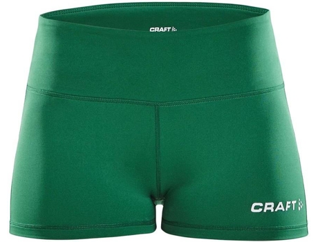 Pantalones para Mujer CRAFT Squad Hot Verde para Fitness (XXL)