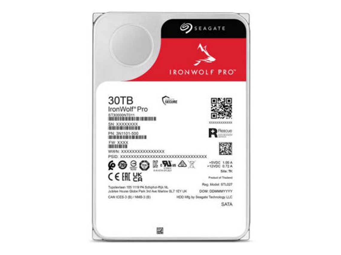 Ironwolf Pro de 30 TB Seagate