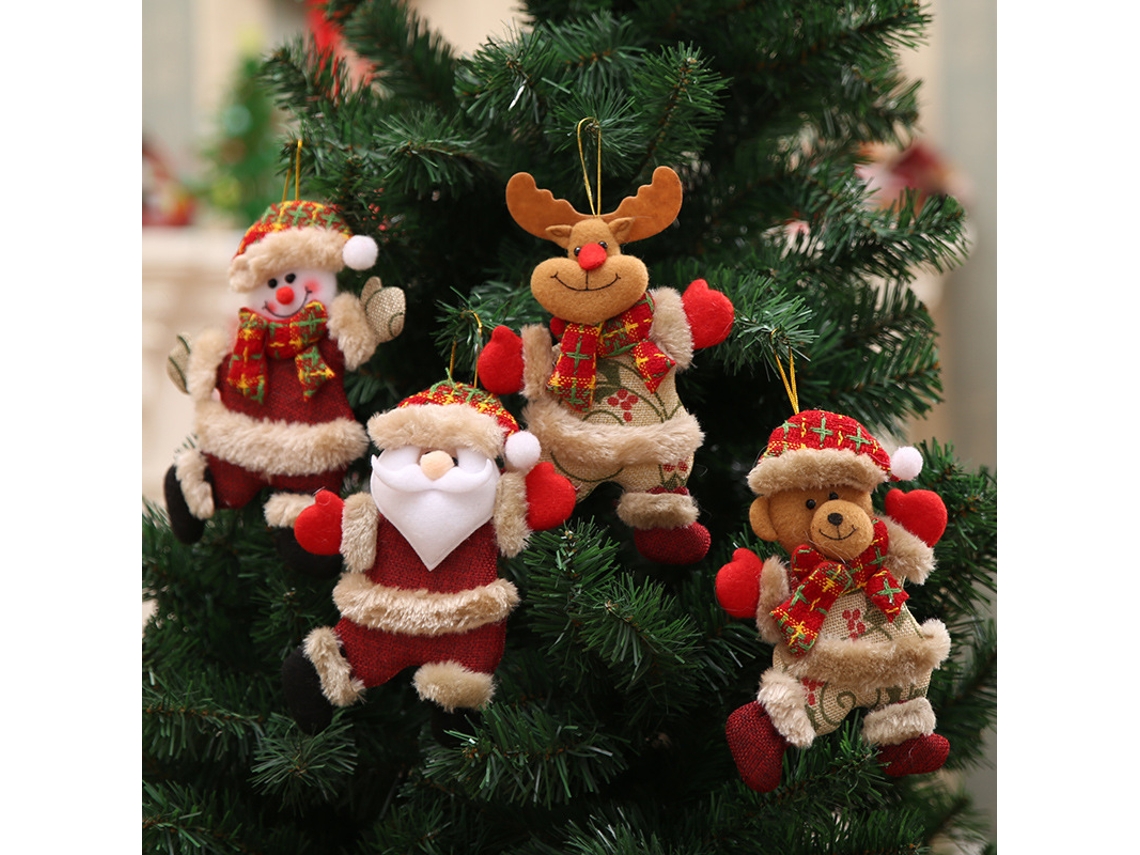 Muñeca De Navidad Como Adorno Colgante Para Árbol, Accesorios De Regalo De Decoración Festiva
