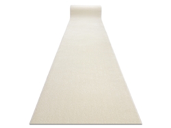 Alfombra de Pasillo Karmel Llanura, Un Color Blanco 100 cm