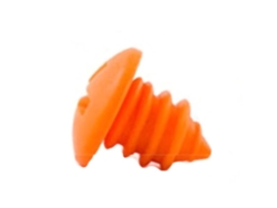 Tapón De Silicona Para Botellas, Sellador De Bebidas, Tapones Para Vino Para Fiestas Y Días Festivos, Color Naranja.