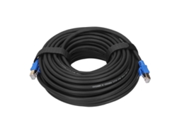 Cabo De Ethernet Cat8 40gbps 2000mhz Com Conector Rj45 Dourado Para Hubs, Roteadores E Redes (20m 65.6ft)