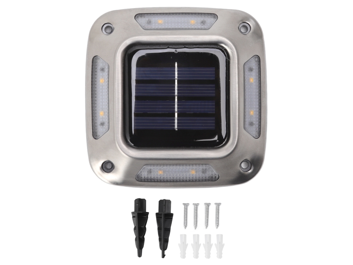 Bj-luz Solar Para Jardim Exterior Impermeável 8 Led Luz Quente Marca De Entrada Jardineira