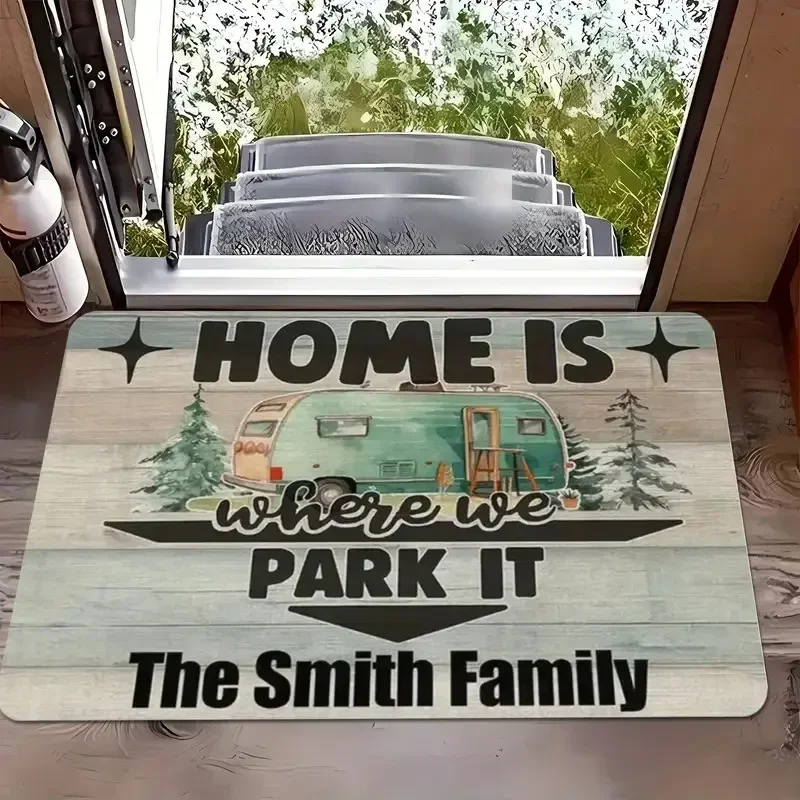 (estilo 5 40x60cm) Felpudo Decorativo Para Furgoneta Camper, Felpudo De Bienvenida Para Exterior