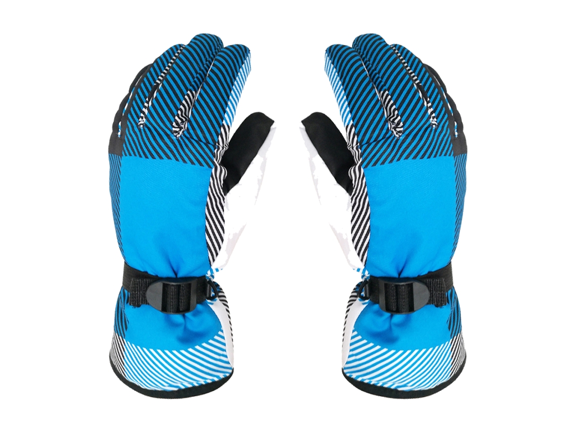 Guantes de esquí impermeables y resistentes al viento con tacto sensible, cálidos guantes de nieve para invierno.