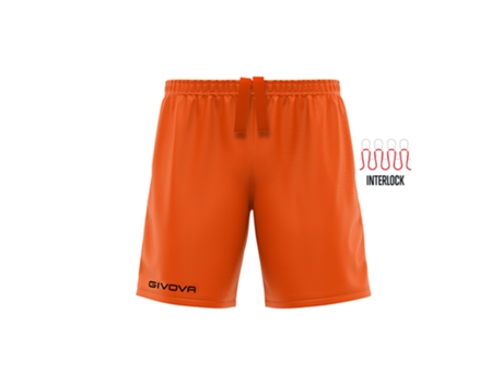 Pantalones Cortos de Fútbol para Niño Unisex GIVOVA (XS - Naranja)
