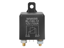 Relé de arranque para coche 100A, normalmente abierto, control de batería, encendido/apagado, 12V CC WM686