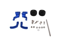 Rueda Delantera Elevable Ajustable De Aleación De Aluminio Con Múltiples Orificios Para Coche Rc Traxxas E Revo2.0 - Azul